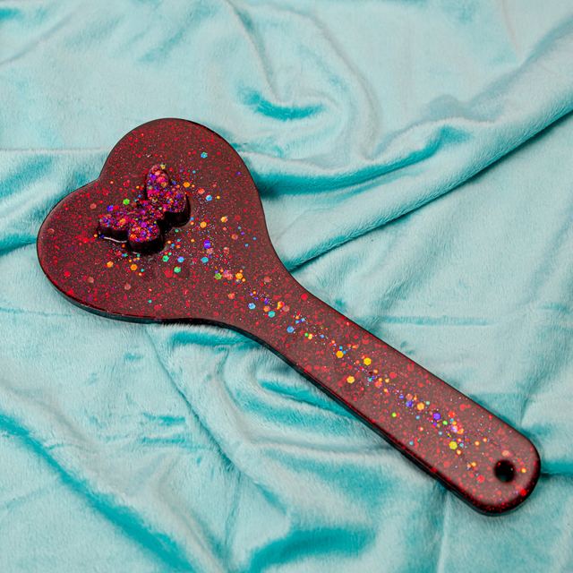 Small Butterfly Heart Paddle