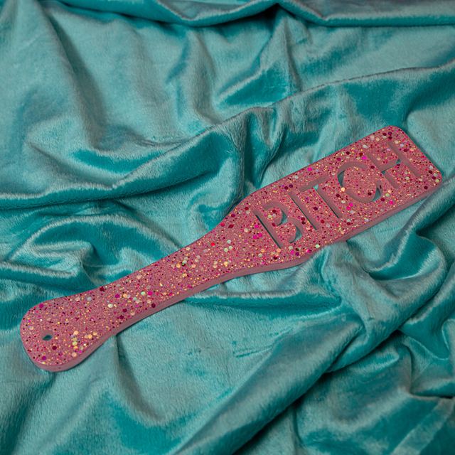 White/Pink Bitch Paddle