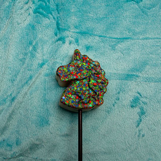 Primary Color Glitter Unicorn photo 2