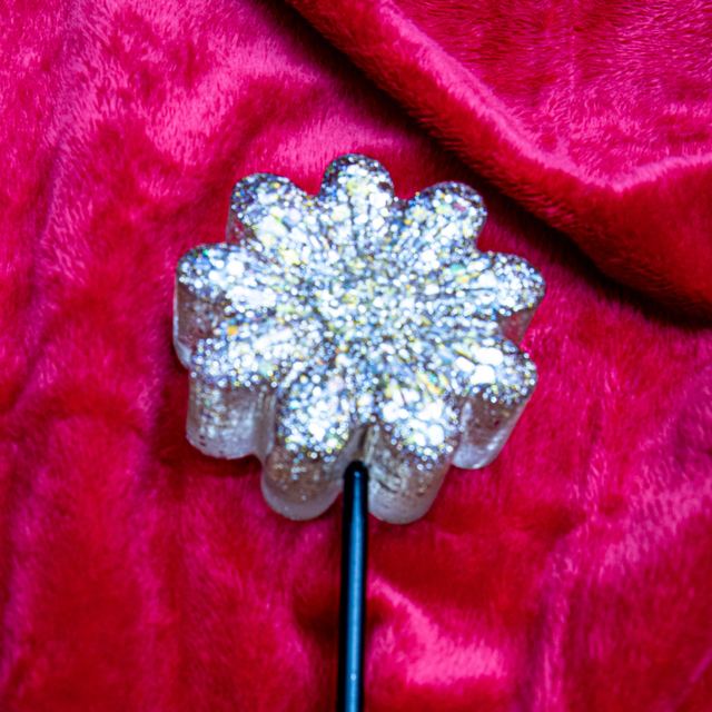 Clear & Gold Daisy Flower photo 2