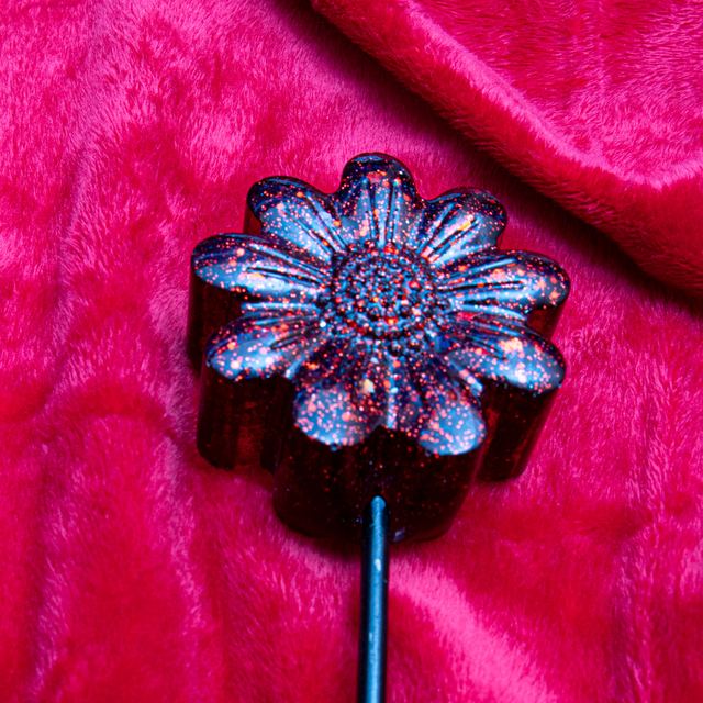 Dark Red Daisy Flower photo 2