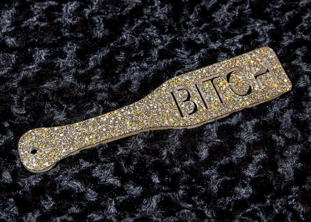 Gold/Silver Bitch Paddle