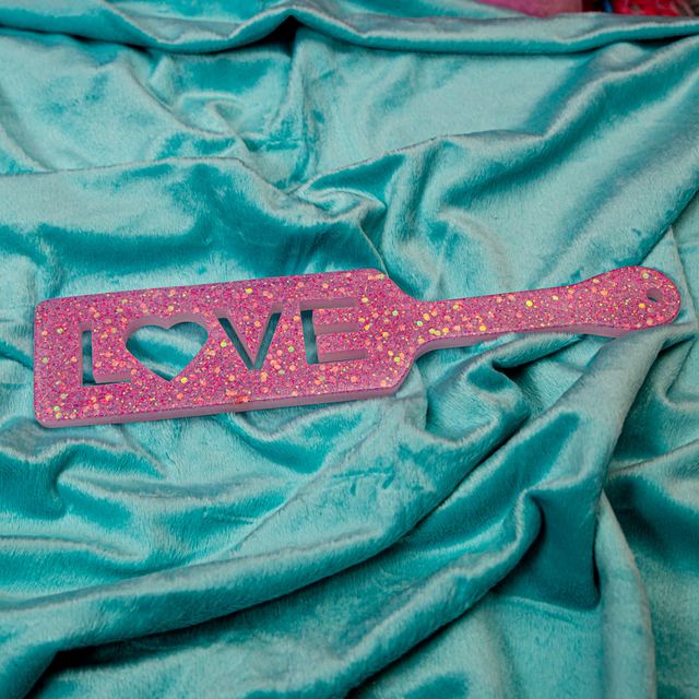 White/Pink Love Paddle