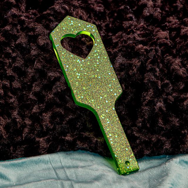 Green Heart Cut Out Paddle photo 2
