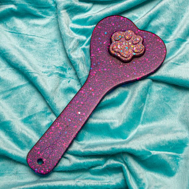 Paw Print Heart Paddle
