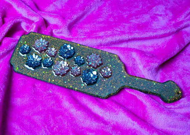 Large Paddle with Mini Meanie Flower Garden